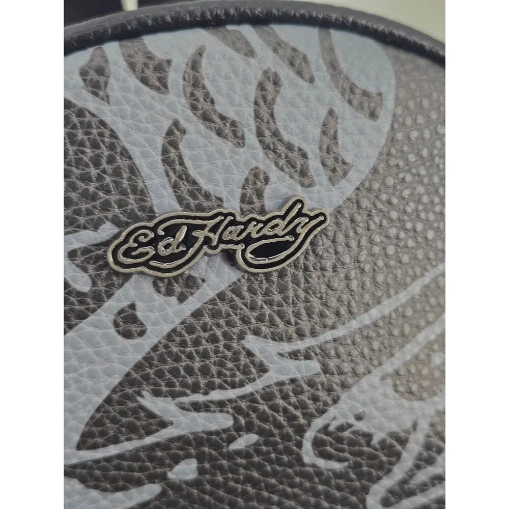 Ed Hardy Eagle Tatoo Monogram Sling Bag NWT